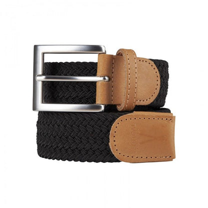 Ceinture noir - Tressée - Taille unique - Ceinture homme PALÂBA