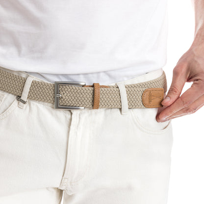 Ceinture tressée - Beige Sahara - Taille unique - Ceinture homme PALÂBA