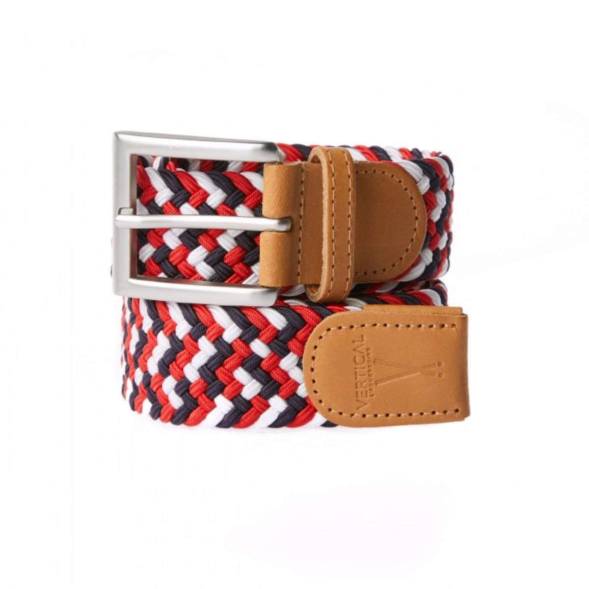 Ceinture tressée - Bleu Blanc Rouge - Taille unique - Ceinture homme PALÂBA