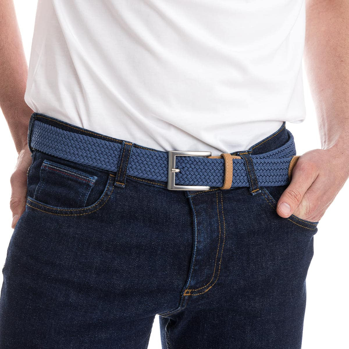 Ceinture tressée - Bleu - Taille unique - Ceinture homme PALÂBA