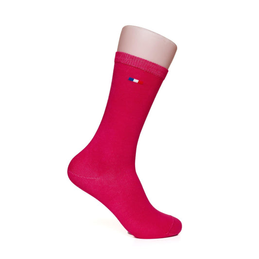 Chaussette Made In France - Rose foncé