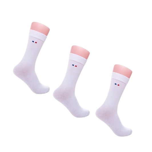 Chaussettes femme blanche - Lot de 3