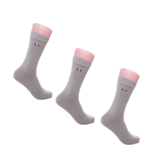 Chaussettes homme grises - Lot de 3