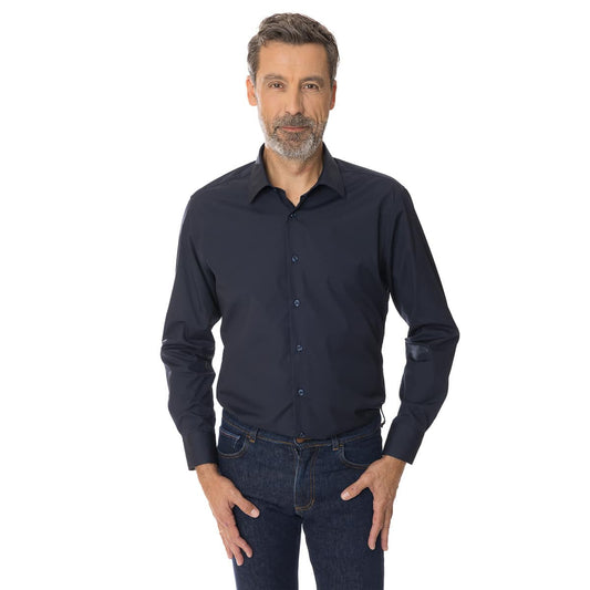 Chemise homme bleu marine - Chemise homme PALÂBA