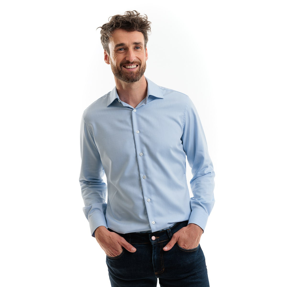 Chemise homme bleu - Chemise homme PALÂBA