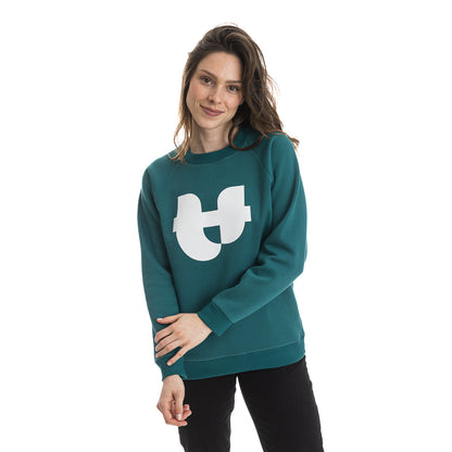 Sweat vert femme PALÂBA - Sweat sans capuche PALÂBA