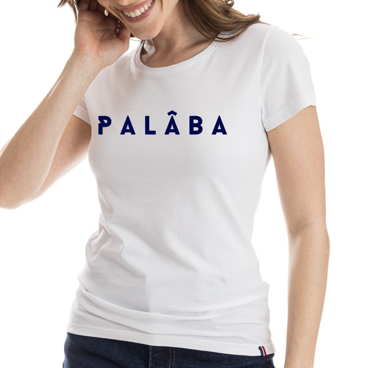 T-shirt blanc femme PALÂBA - T-shirt femme PALÂBA