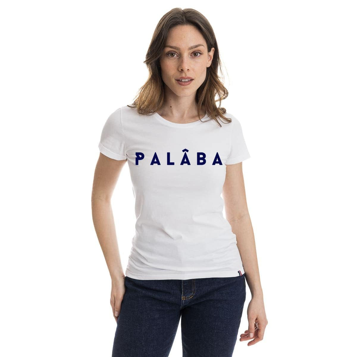 T-shirt blanc femme PALÂBA - T-shirt femme PALÂBA