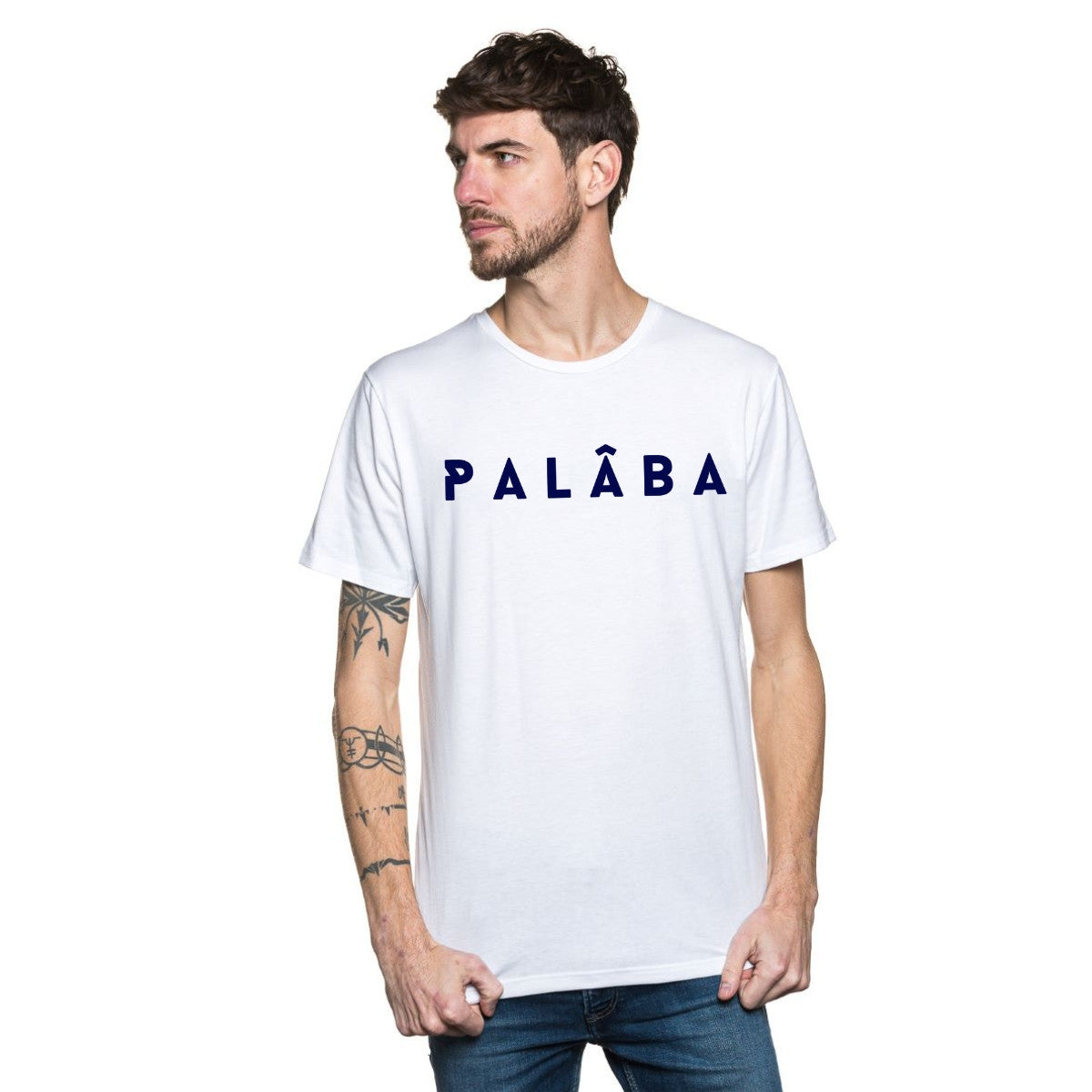 T-shirt blanc homme PALÂBA - T-shirt homme PALÂBA