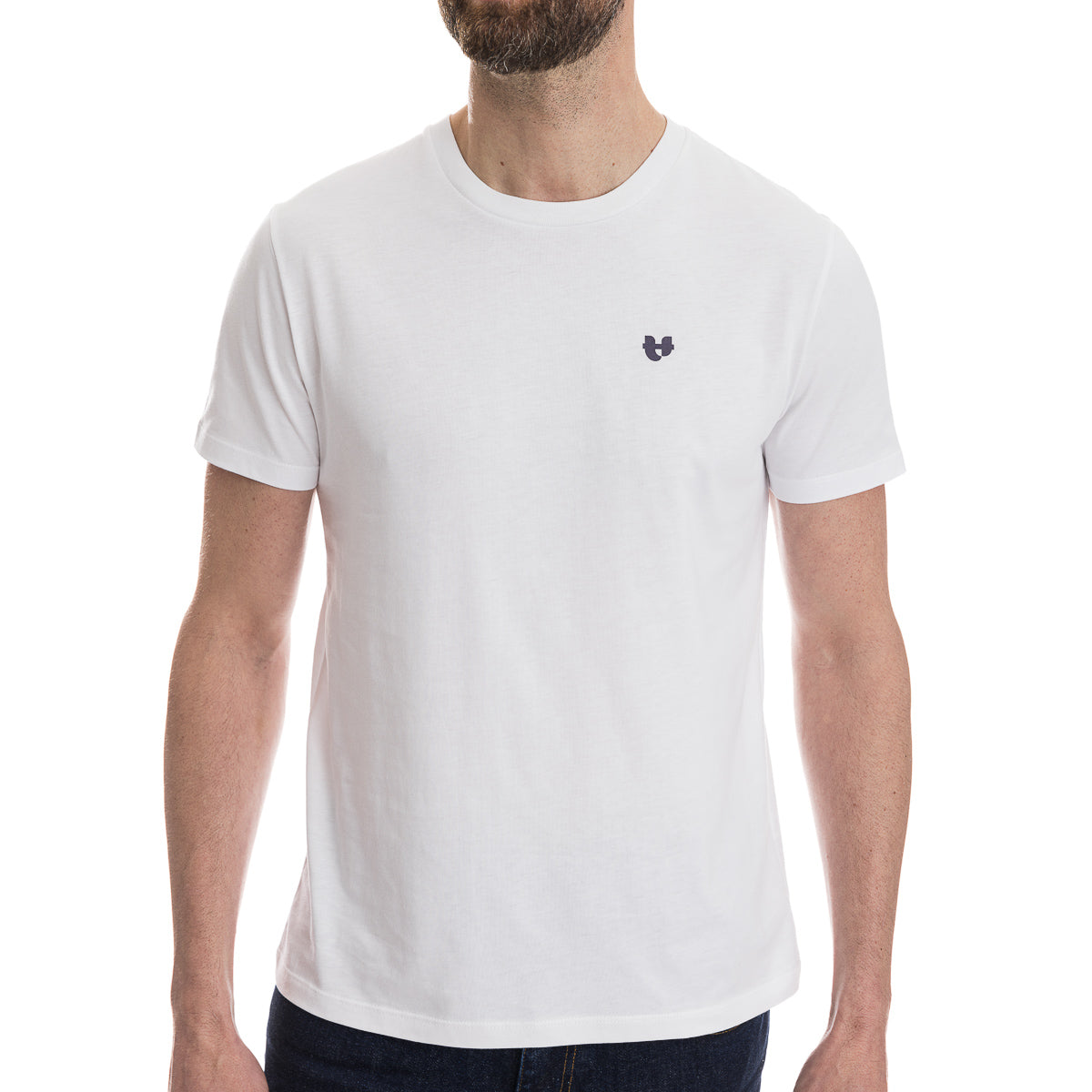 T-shirt blanc homme PALÂBA COEUR - T-shirt homme PALÂBA