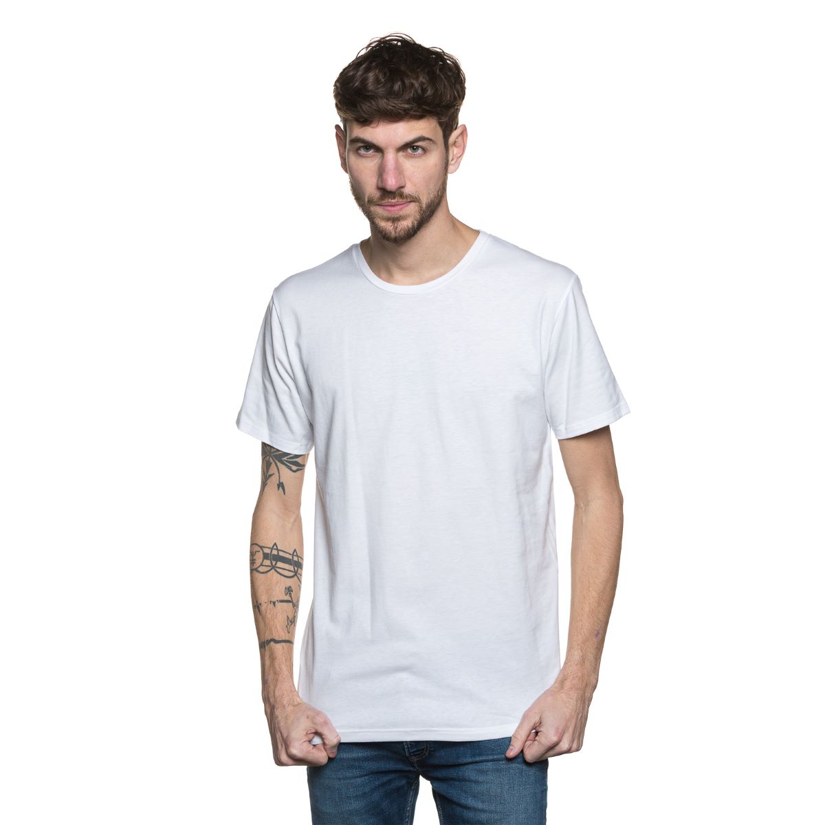 T-shirt blanc uni - T-shirt homme PALÂBA