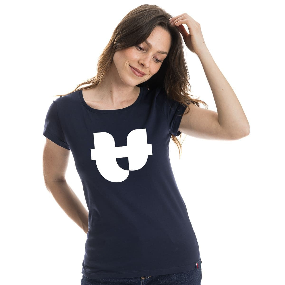 T shirt bleu marine femme GRIFFE PALÂBA - T-shirt femme PALÂBA