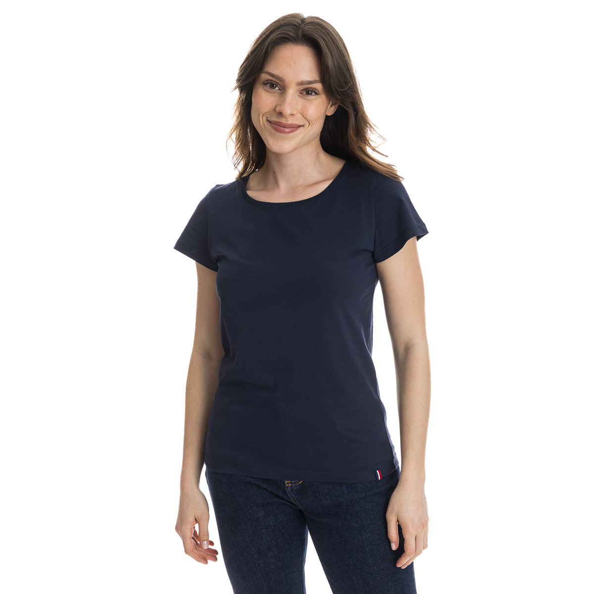 T shirt bleu marine femme - T-shirt femme PALÂBA