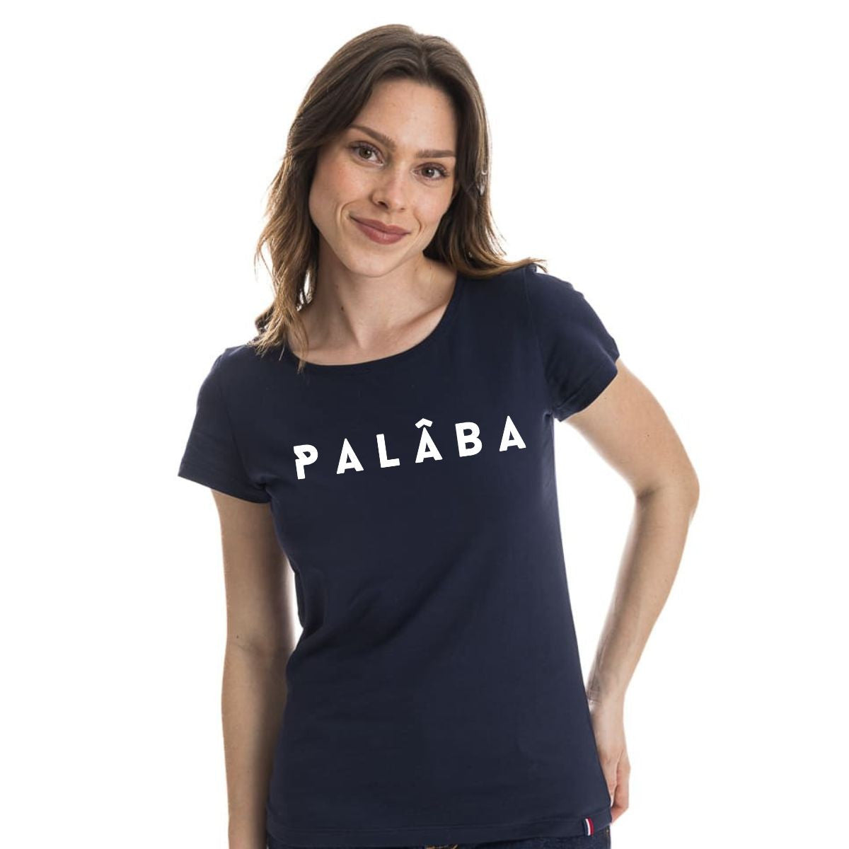 T shirt bleu marine femme PALÂBA - T-shirt femme PALÂBA