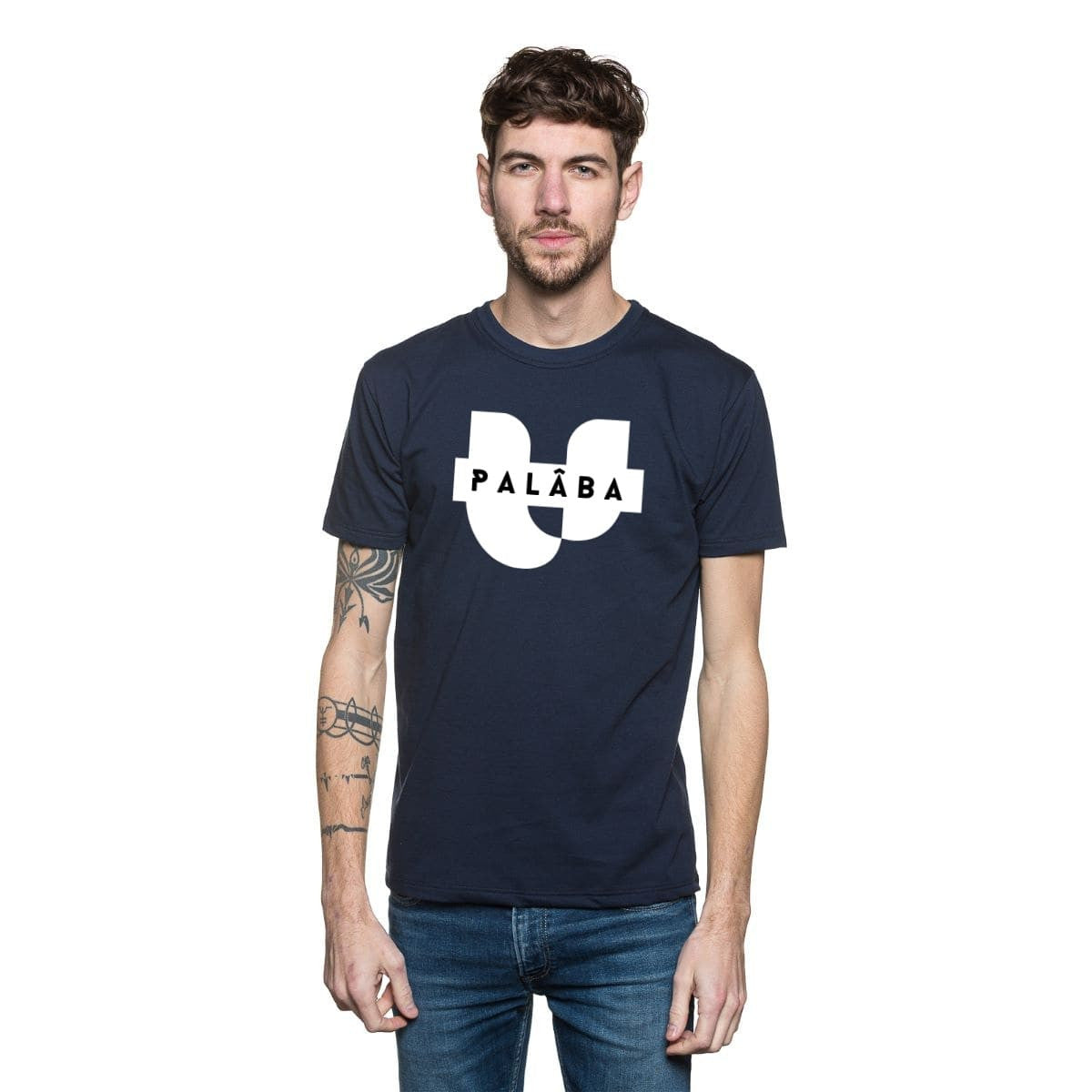 T-shirt bleu marine homme SIGNATURE PALÂBA - T-shirt homme PALÂBA