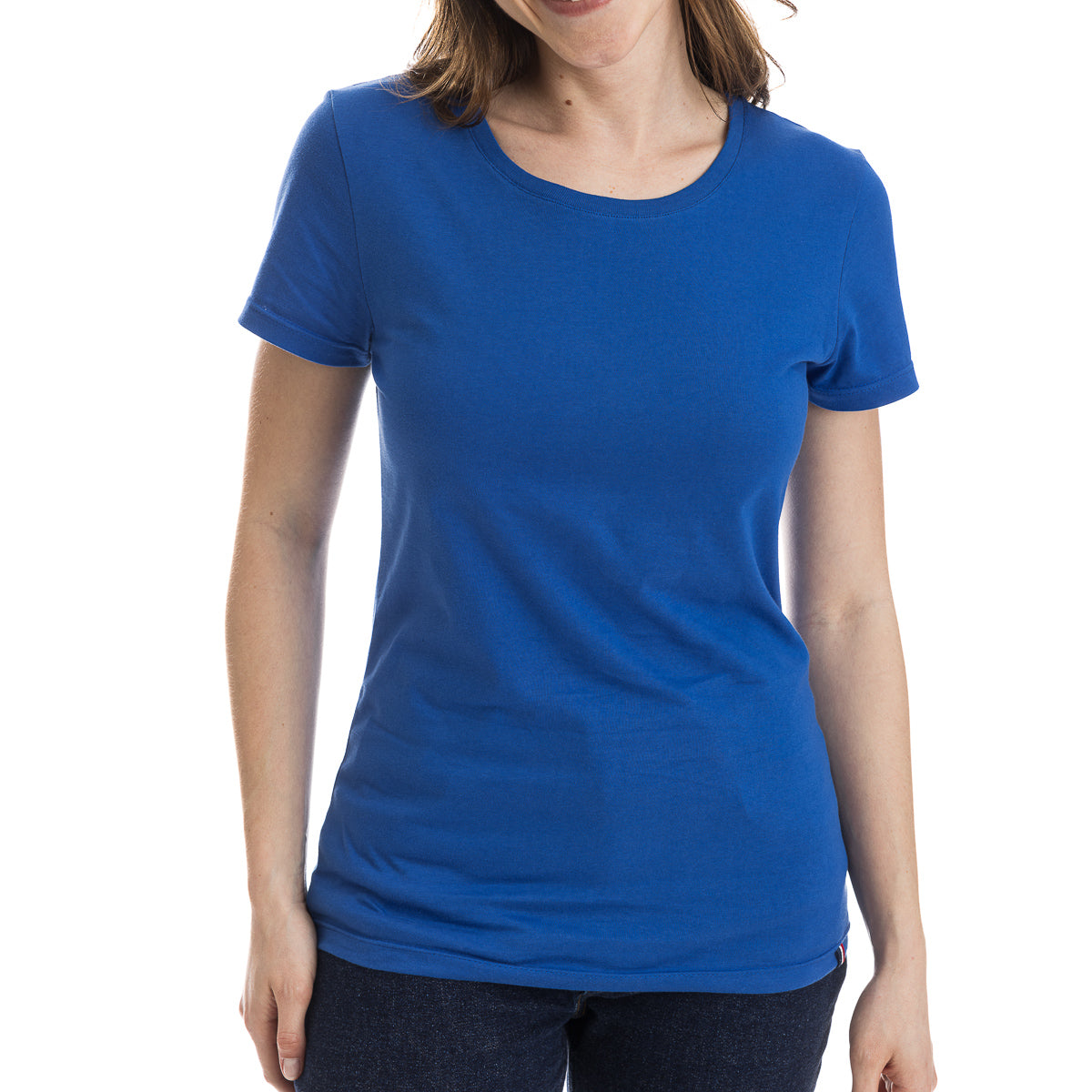 T shirt bleu roi femme - T-shirt femme PALÂBA