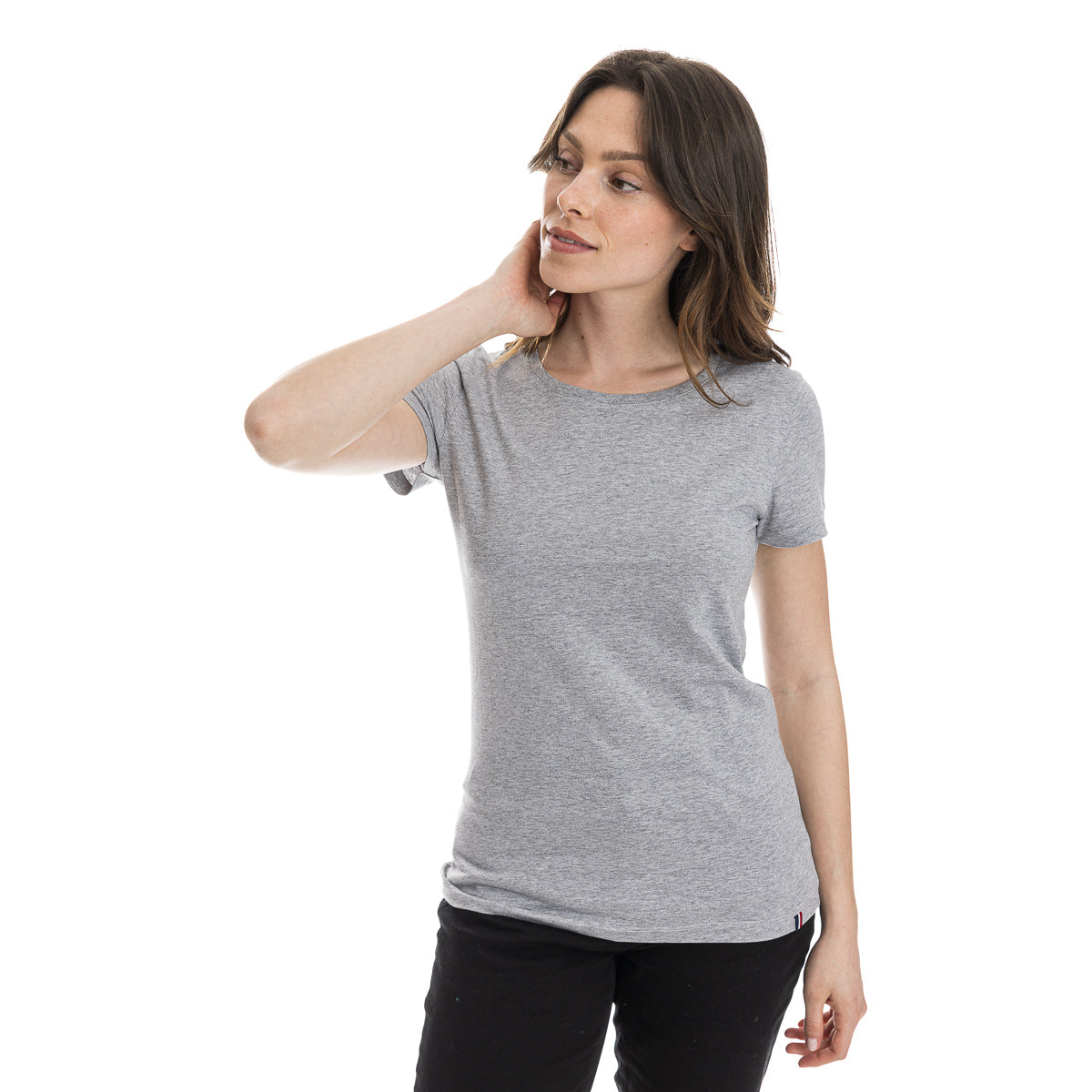 T shirt gris femme - T-shirt femme PALÂBA