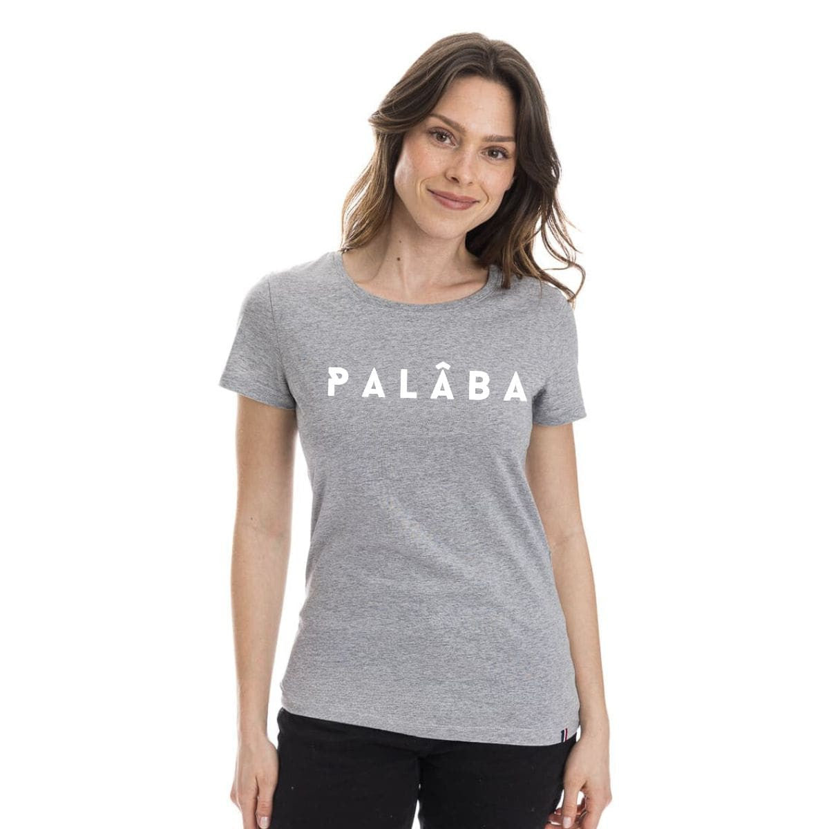 T shirt gris femme PALÂBA - T-shirt femme PALÂBA