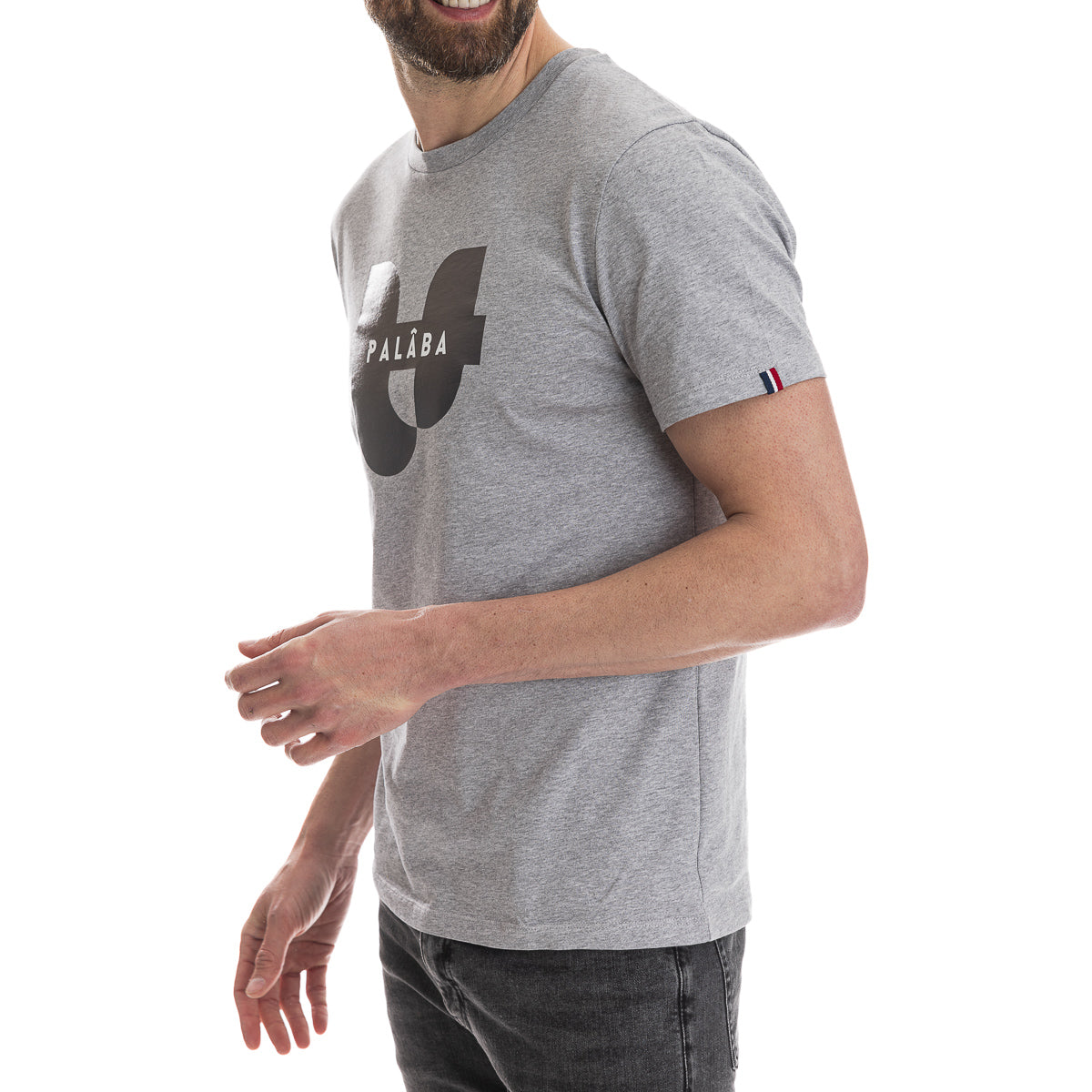 Tee shirt gris homme SIGNATURE PALÂBA - T-shirt homme PALÂBA