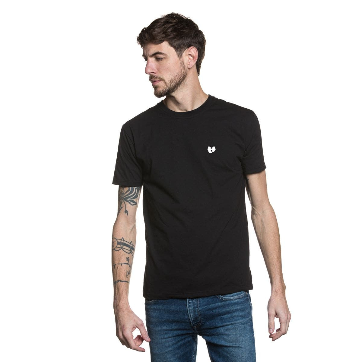 Tshirt noir homme PALÂBA COEUR - T-shirt homme PALÂBA