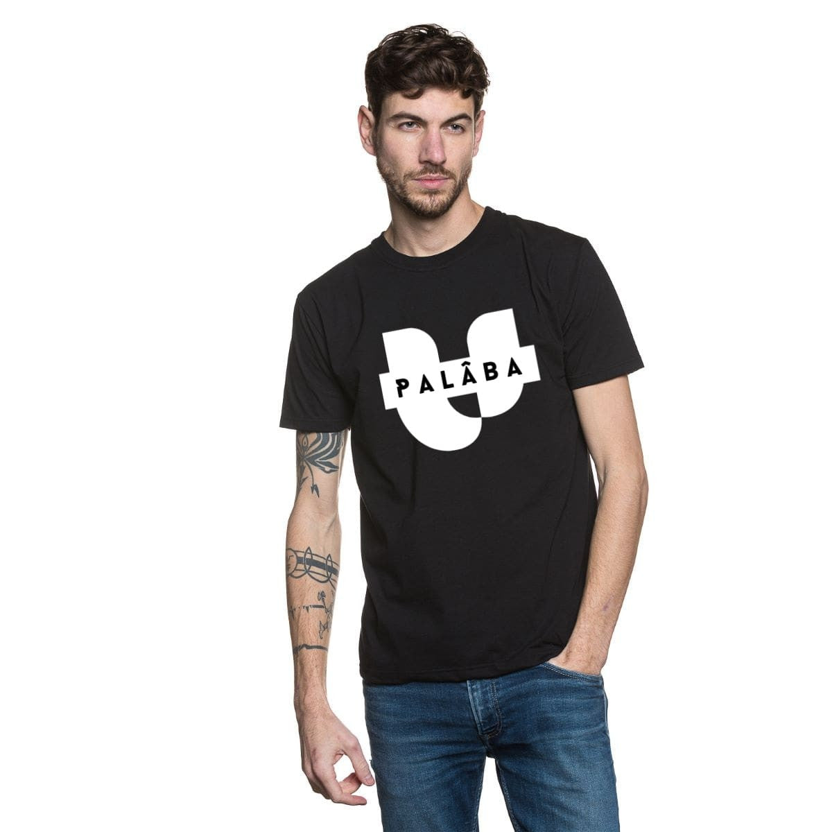 Tshirt noir homme SIGNATURE PALÂBA - T-shirt homme PALÂBA