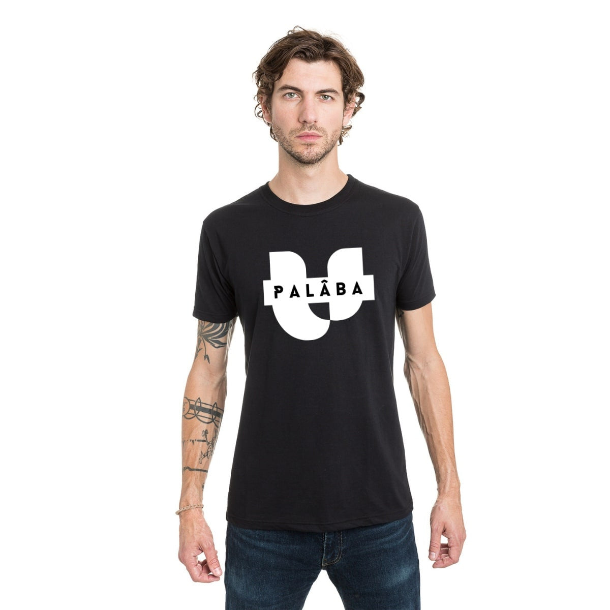 Tshirt noir homme SIGNATURE PALÂBA - T-shirt homme PALÂBA